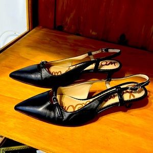 Sam Edelman Womens dress shoes. Size 8, Black, 1” heel, never worn